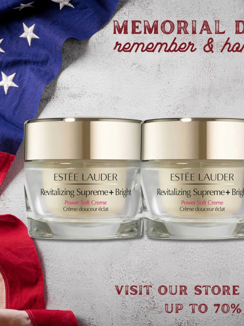 2 Estee Lauder Revitalizing Supreme and Bright Power Soft Creme .17 oz